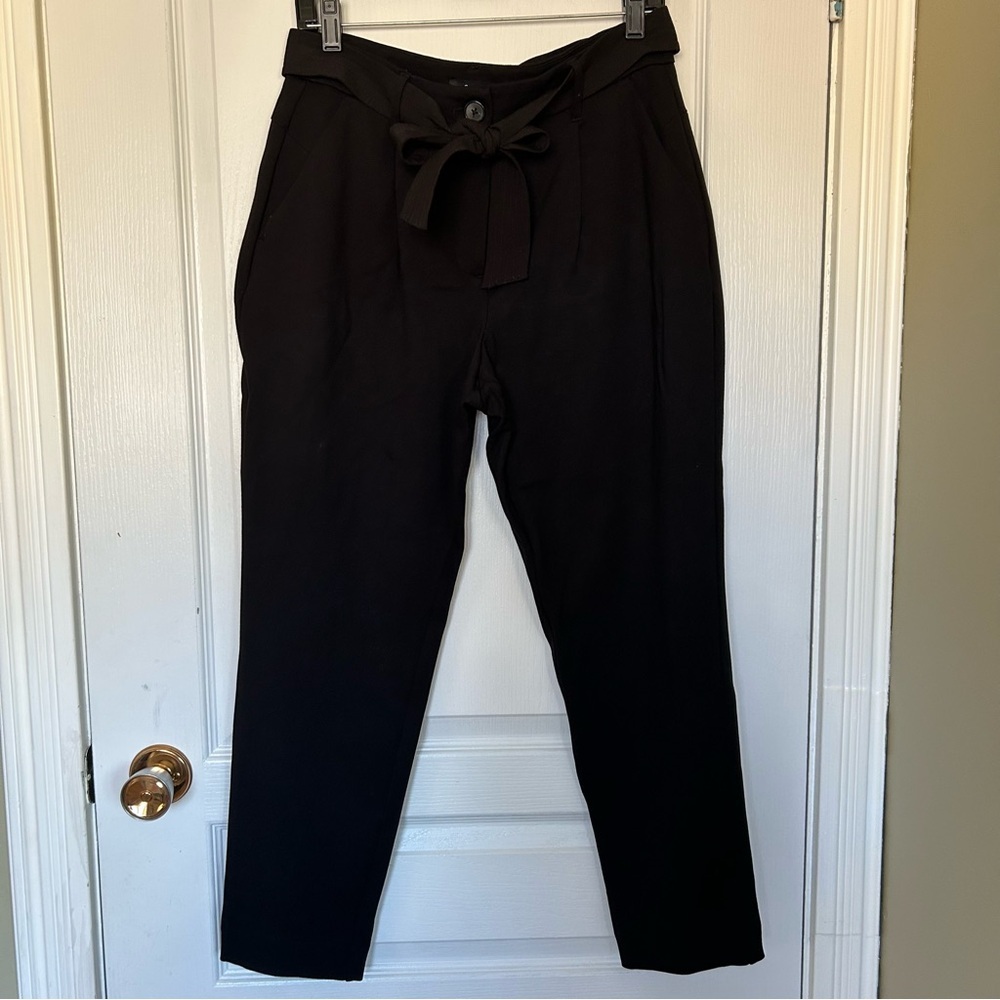 Reitmans The Modern Stretch Black Women's Trousers with Belt Petite 10